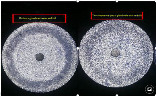 Two-component high-light reflective road marking paint is not afraid of poor reflection